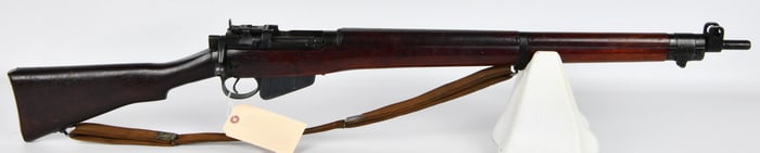 A 1944 British Lee-Enfield No. 4 Mk. I Bolt-Action Rifle