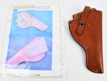 Scarce U.S. Military Issued Hunter Corporation Leather Holster for Colt Detective Special Revolver,
