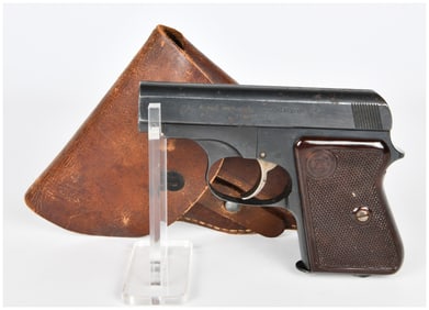 A CZ Model 1945 Semi-Automatic Pistol, dated 1946, with Holster and Magazine
