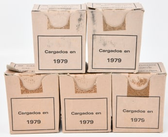 Five Boxes of Santa Barbara 7.62x51 NATO Spanish Ammunition, 1979