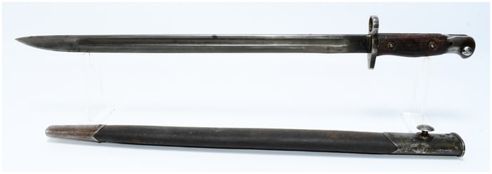 Japanese Taisho 13 Year (1924) Military Bayonet with Scabbard