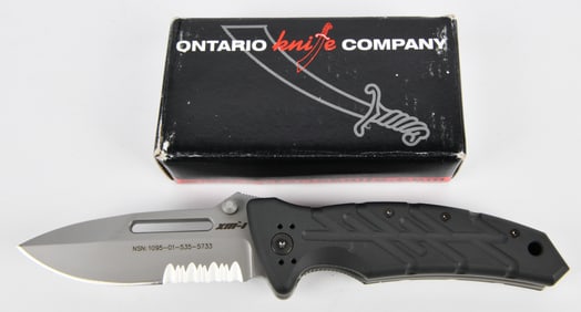ONTARIO knife COMPANY OKC 08755 XM-1 S EXTREM MILITARY Folding Tactical Knife