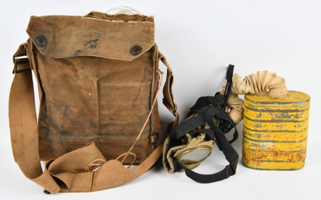 A U.S. World War I M1917 Gas Mask Kit, Named to Pvt. A. S. Lloyd, 32nd Engineers