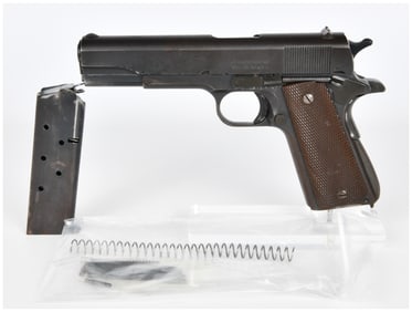 World War II Remington Rand M1911 A1 U.S. Army Semi-Automatic Pistol, No. 1018079