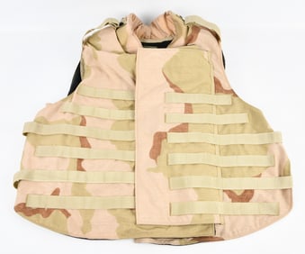 USGI Interceptor OTV Base Vest Outershell, 3-Color Desert Camouflage, Dated 2002