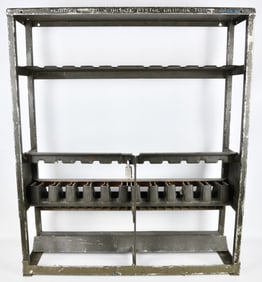 U.S. Army M12 Small Arms Storage Rack for M16/M16A1 Rifles, Dated 1973, by CEMSCO, Inc.