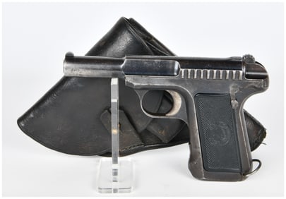 Savage Model 1907 .32 ACP Semi-Automatic Pistol with 1915 French WWI Holster