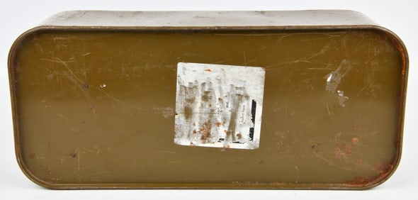 Full and Sealed Russian Military Ammunition Spam Can, Marked '??32'