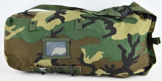 US Military Chemical Protective Carrying Ensemble Bag, Woodland Camouflage