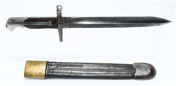 A German Military Bayonet and Scabbard, Erfurt
