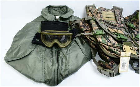 A Collection of Propper International MIL-J-83388E Flyer's Jacket and Digital Camouflage Tactical