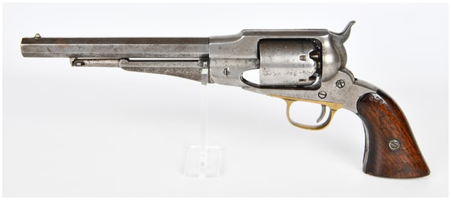 Antique Remington New Model Army .44 Caliber Percussion Revolver, Civil War Era