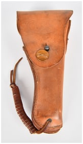 US WWII M1916 Colt 1911 Leather Pistol Holster by Graton & Knight Co. and Keppel & Sissly, Dated