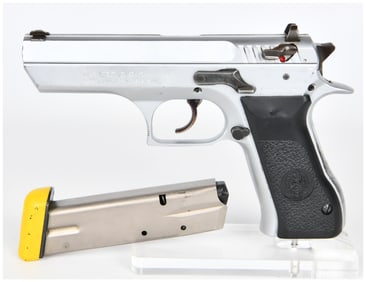 IMI Jericho 941F 9mm Semi-Automatic Pistol, Brushed Chrome Finish