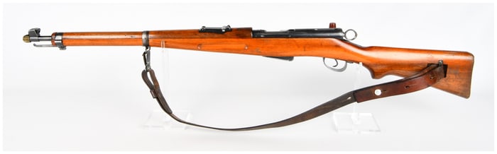 Swiss Schmidt Rubin Model 1911 Straight Pull Bolt Action Rifle, 7.5x55 Swiss, Serial No. 152055