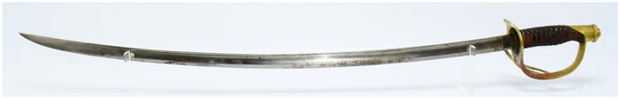 U.S. Civil War Model 1840 Light Artillery Saber by Mansfield & Lamb, Dated 1865