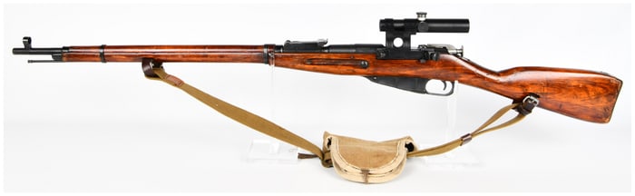 Russian Mosin-Nagant Model 91/30 Sniper Rifle with Scope, Izhevsk, Dated 1953