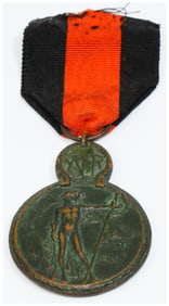 Belgian Battle of Yser Medal, 1914