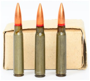 19 Rounds of 8MM MAUSER STEEL CASED AMMUNITION
