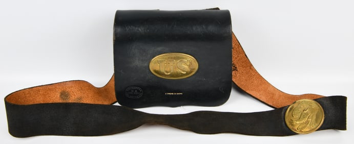 Civil War Era U.S. Model 1857/1861 Pattern Cartridge Box Rig