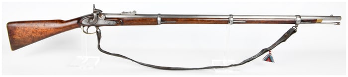 A Mid-19th Century British Pattern 1853 Enfield Percussion Rifle-Musket, Dated 1857, Antique