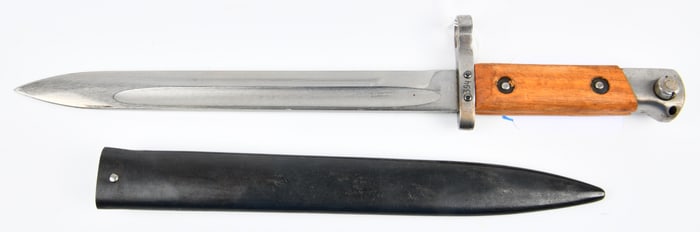 Austrian M1895 Mannlicher Steyr Bayonet with Scabbard