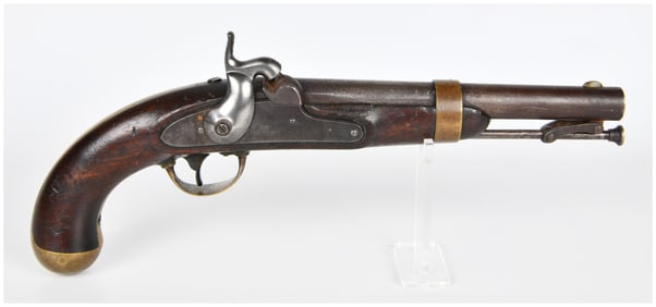 U.S. Model 1842 Percussion Pistol by Haston & Co., Dated 1851