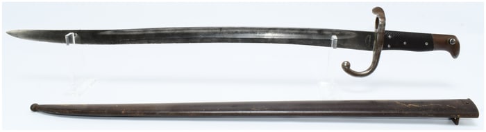 A Pair of 19th Century European Military Swords, including a French Model 1866 Chassepot Sword