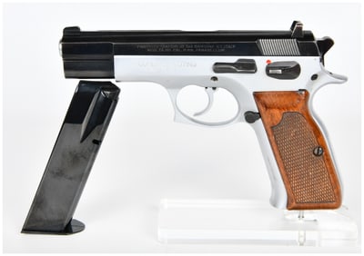 A Fratelli Tanfoglio TA 90 Combat Shooting Two-Tone 9mm Parabellum Semi-Automatic Pistol, dated 1985