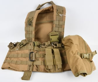 Condor Modular Chest Set in Coyote Brown with Comprehensive Survival and First-Aid Collection