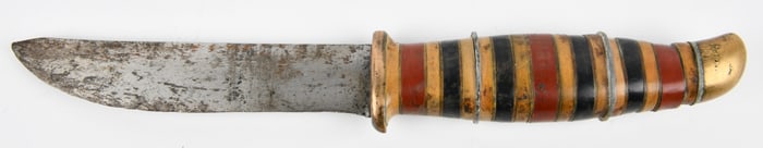 WWII Theater Made Fixed Blade Knife, Stamped 'MADE IN MEXICO'