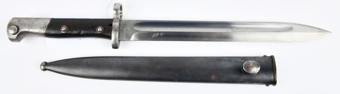 M1912 Chilean Mauser Bayonet and Scabbard by OEWG (Steyr)