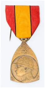 A Belgian Commemorative War Medal, 1914-1918