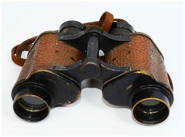 A Pair of Talbot Reel Manufacturing Co. US Army Signal Corps Military Stereo 6x30 Binoculars, WWII