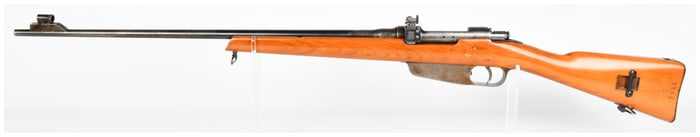 Sporterized Italian Terni Carcano Model 1891 Bolt-Action Rifle, Dated 1942