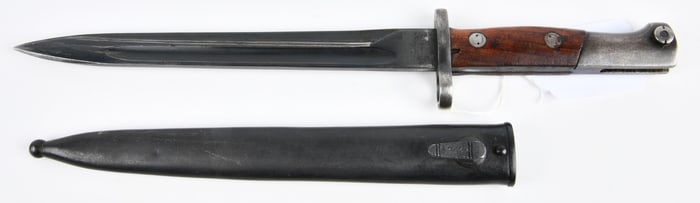 Yugoslavian M48 Mauser Bayonet with Scabbard, Preduzece 44
