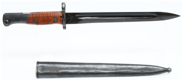A Yugoslavian Mauser Bayonet with Scabbard