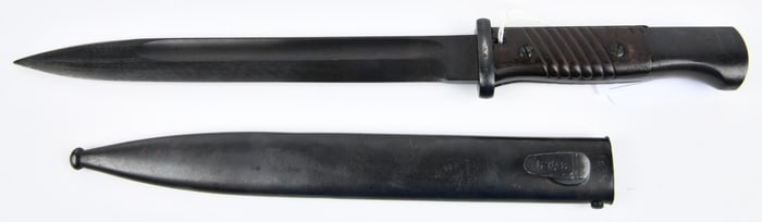 WWII German K98 Bayonet and Scabbard