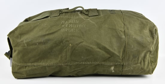 United States Military M-7 Type II Duffel Bag, dated 1971