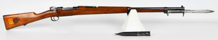 Swedish Mauser Model 1896 (M96) Bolt-Action Military Rifle by Carl Gustafs, 1907, with Bayonet