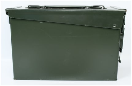 U.S. Military M19A1 Type Metal Ammo Can for 7.62mm M13 Cartridges