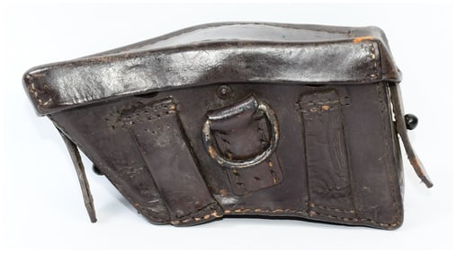 A German Military Leather Folding Tool Case
