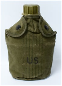 Vietnam War Era US Army M1956 Canteen and Cover, Dated 1964