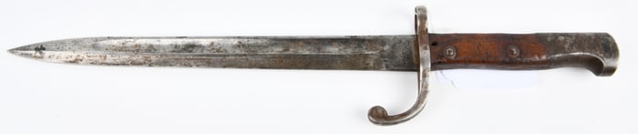 A W.K.&CIE Solingen Military Bayonet with Curved Quillon
