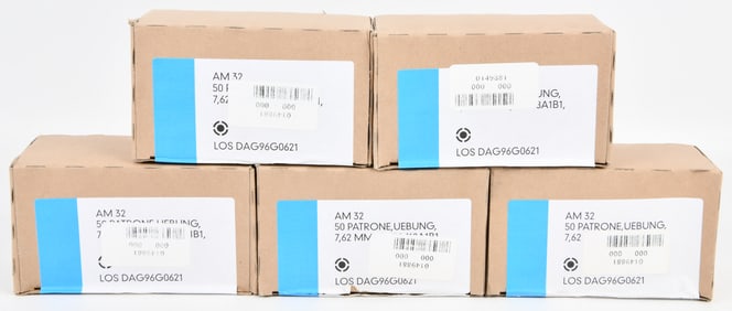 A Group of AM32 German Training Ammunition, 7.62mm
