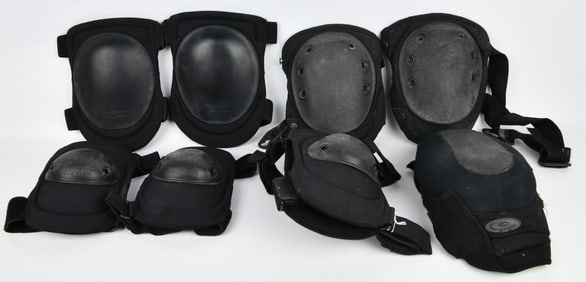 A Group of HellStorm Tactical Protective Pads and an EAGLE USA Load-Bearing Vest