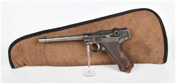 1923 American Eagle Luger Pistol with Case and Magazine