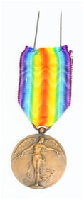 Belgium World War I Victory Medal by P. Dubois