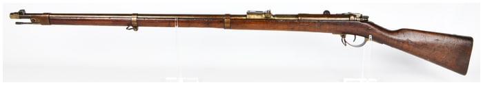 Austrian Steyr Mauser Model 1871 Bolt Action Military Rifle, Dated 1874