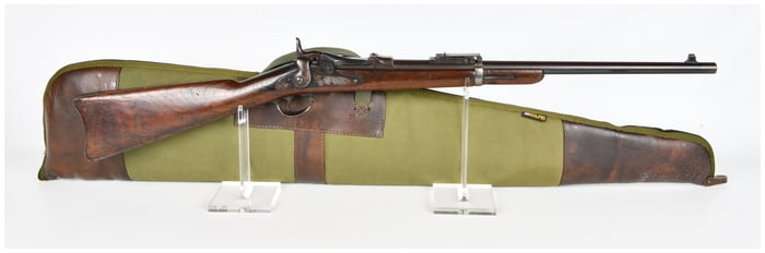 U.S. Springfield Model 1884 Trapdoor Rifle, .45-70 Caliber, with Soft Case